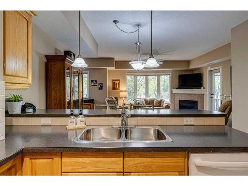 1117-48 Inverness Gate Se, Calgary, AB - Indoor Photo Showing Kitchen With Double Sink