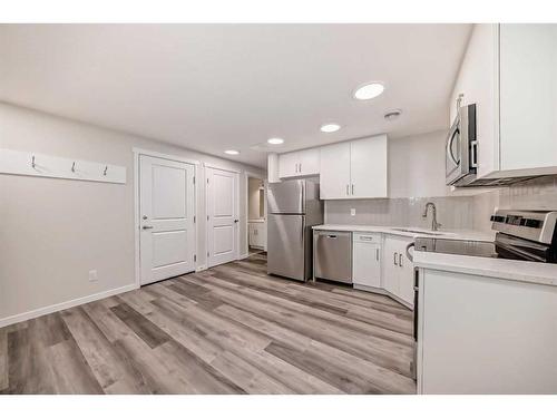 72 Magnolia Bay Se, Calgary, AB - Indoor Photo Showing Kitchen With Stainless Steel Kitchen