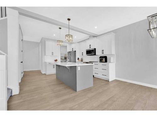 114 Waterford Road, Chestermere, AB - Indoor Photo Showing Kitchen With Upgraded Kitchen