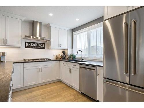 41 Legacy Glen Place Se, Calgary, AB - Indoor Photo Showing Kitchen With Stainless Steel Kitchen With Upgraded Kitchen