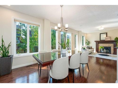 76 Mahogany Manor Se, Calgary, AB - Indoor Photo Showing Other Room With Fireplace