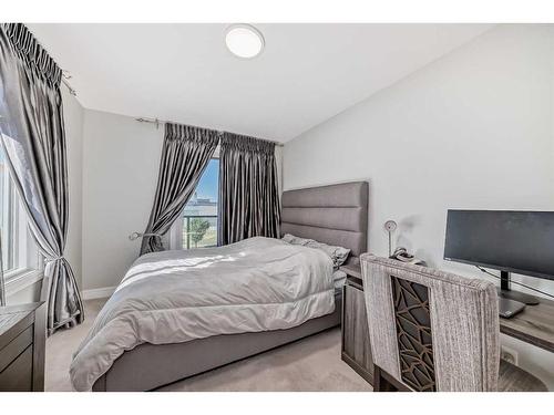 4661 Seton Drive Se, Calgary, AB - Indoor Photo Showing Bedroom