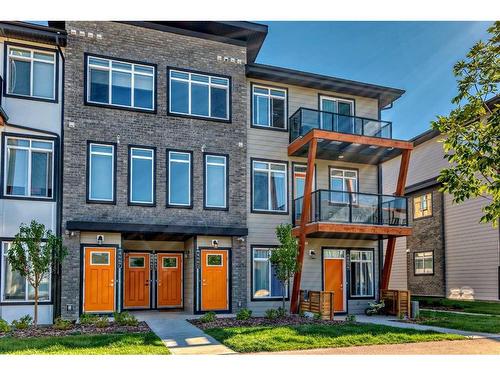 4661 Seton Drive Se, Calgary, AB - Outdoor With Balcony With Facade