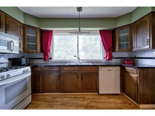 3235 Oakwood Drive Sw, Calgary, AB - Indoor Photo Showing Kitchen With Double Sink