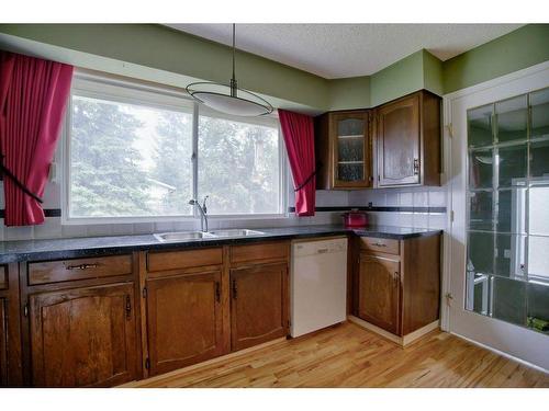 3235 Oakwood Drive Sw, Calgary, AB - Indoor Photo Showing Kitchen With Double Sink