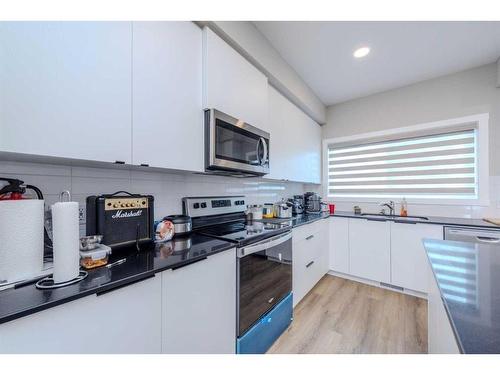 1865 Cornerstone Boulevard Ne, Calgary, AB - Indoor Photo Showing Kitchen With Stainless Steel Kitchen With Upgraded Kitchen