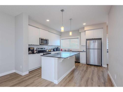 1865 Cornerstone Boulevard Ne, Calgary, AB - Indoor Photo Showing Kitchen With Stainless Steel Kitchen With Upgraded Kitchen