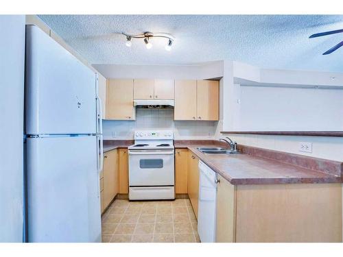 1004-1111 6 Avenue Sw, Calgary, AB - Indoor Photo Showing Kitchen With Double Sink