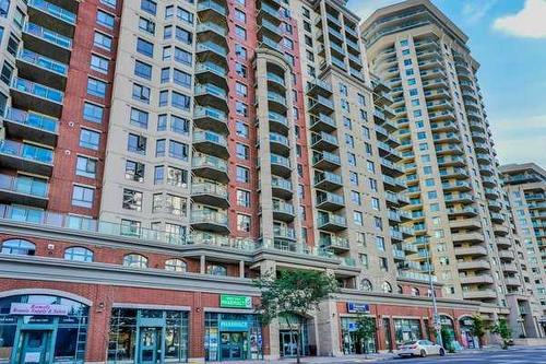 1004-1111 6 Avenue Sw, Calgary, AB - Outdoor With Balcony With Facade