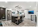 9612 Alcott Road Se, Calgary, AB  - Indoor Photo Showing Kitchen With Stainless Steel Kitchen With Upgraded Kitchen 