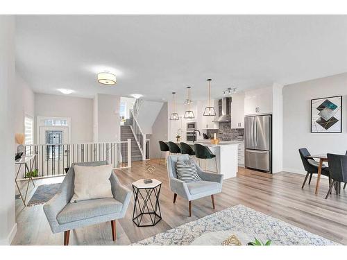 202 Sage Bluff Rise Nw, Calgary, AB - Indoor Photo Showing Living Room