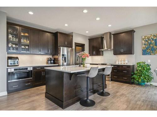 26 Evansborough View Nw, Calgary, AB - Indoor Photo Showing Kitchen With Upgraded Kitchen