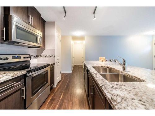 919 Auburn Bay Square Se, Calgary, AB - Indoor Photo Showing Kitchen With Stainless Steel Kitchen With Double Sink With Upgraded Kitchen