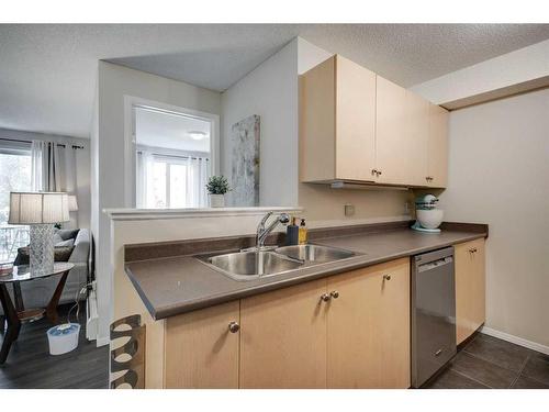 3222-16320 24 Street Sw, Calgary, AB - Indoor Photo Showing Kitchen With Double Sink