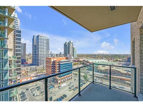 1504-210 15 Avenue Se, Calgary, AB - Outdoor With Balcony With View