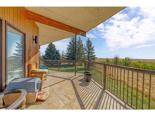 163052 Hwy 845, Rural Vulcan County, AB - Outdoor With Deck Patio Veranda With Exterior