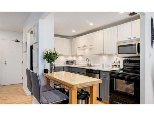 502-1334 14 Avenue Sw, Calgary, AB - Indoor Photo Showing Kitchen