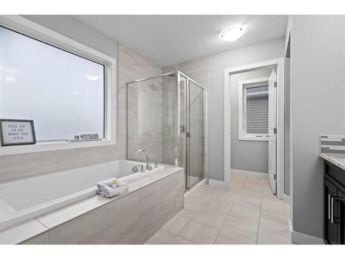 566 Silverado Boulevard Sw, Calgary, AB - Indoor Photo Showing Bathroom