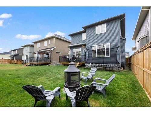 566 Silverado Boulevard Sw, Calgary, AB - Outdoor With Deck Patio Veranda With Backyard With Exterior