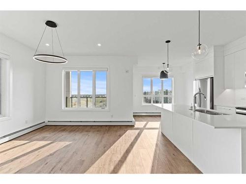 3609-60 Skyview Ranch Road Ne, Calgary, AB - Indoor Photo Showing Kitchen With Double Sink With Upgraded Kitchen