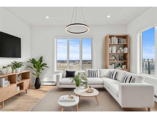 3609-60 Skyview Ranch Road Ne, Calgary, AB - Indoor Photo Showing Living Room