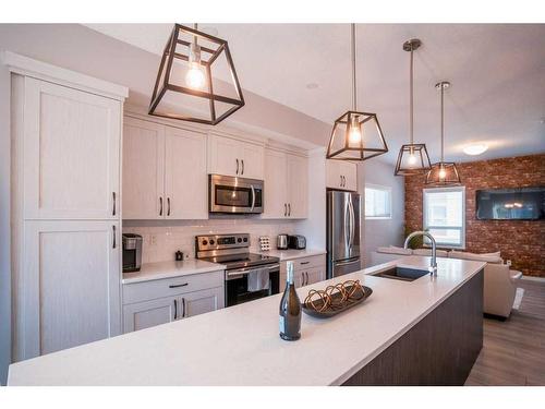 11190 Harvest Hills Gate Ne, Calgary, AB - Indoor Photo Showing Kitchen With Stainless Steel Kitchen With Upgraded Kitchen