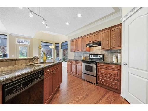 4613 Hamptons Way Nw, Calgary, AB - Indoor Photo Showing Kitchen With Double Sink