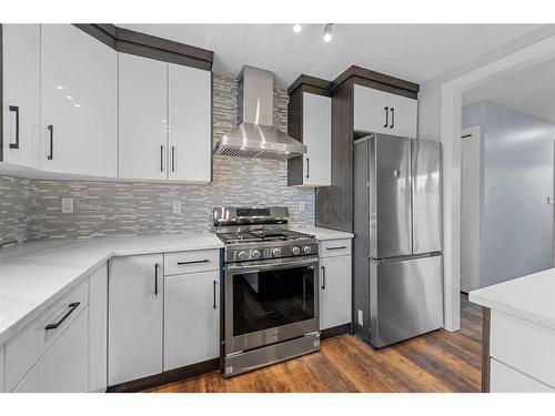 604 Fortalice Crescent Se, Calgary, AB - Indoor Photo Showing Kitchen With Upgraded Kitchen