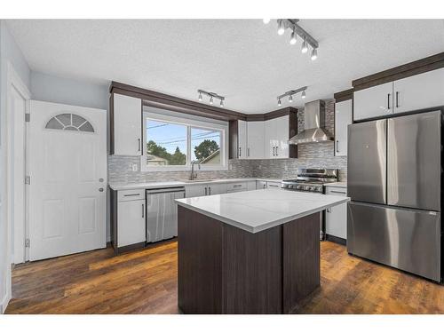 604 Fortalice Crescent Se, Calgary, AB - Indoor Photo Showing Kitchen With Upgraded Kitchen