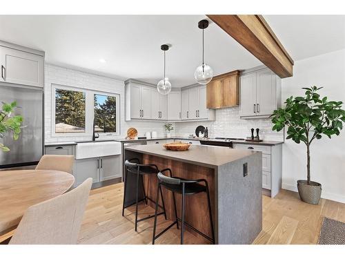 24 Westover Drive Sw, Calgary, AB - Indoor Photo Showing Kitchen With Upgraded Kitchen