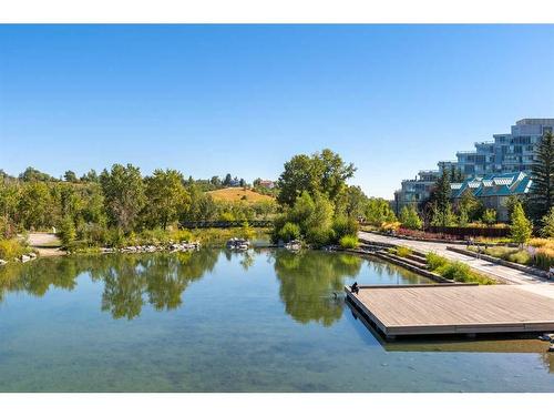 1704-400 Eau Claire Avenue Sw, Calgary, AB - Outdoor With Body Of Water With View