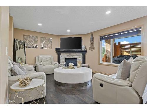 140 West Creek Close, Chestermere, AB - Indoor With Fireplace