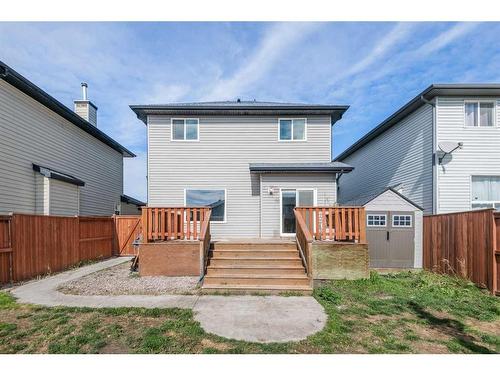 793 Luxstone Landing Sw, Airdrie, AB - Outdoor With Deck Patio Veranda With Exterior