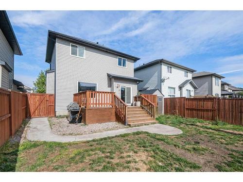 793 Luxstone Landing Sw, Airdrie, AB - Outdoor With Deck Patio Veranda With Exterior