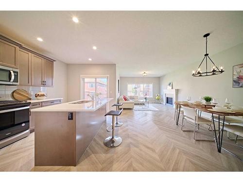 48 Shawnee Green Sw, Calgary, AB - Indoor Photo Showing Kitchen