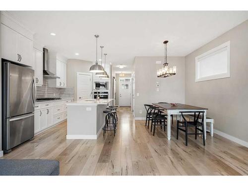 90 Seton Grove Se, Calgary, AB - Indoor Photo Showing Kitchen With Stainless Steel Kitchen With Upgraded Kitchen