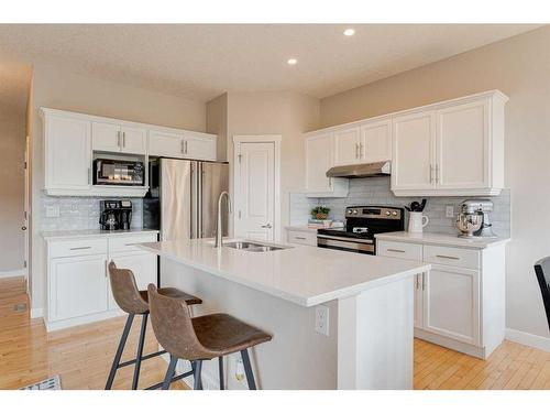 193 Rockyspring Grove Nw, Calgary, AB - Indoor Photo Showing Kitchen With Stainless Steel Kitchen With Double Sink