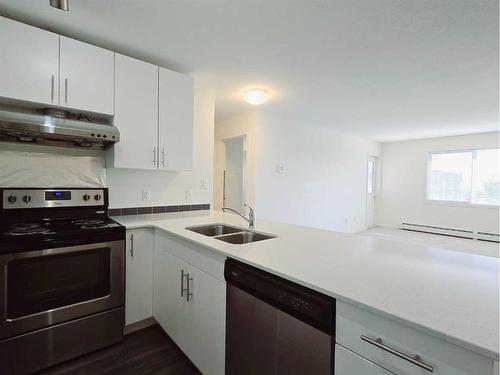 4413-181 Skyview Ranch Manor Ne, Calgary, AB - Indoor Photo Showing Kitchen With Double Sink