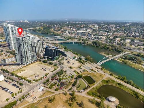 1603-615 6 Avenue Se, Calgary, AB - Outdoor With Body Of Water With View