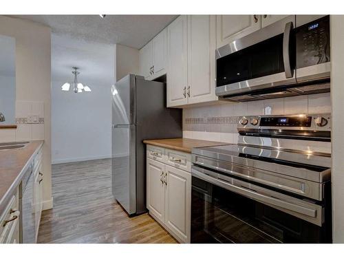 108-727 56 Avenue Sw, Calgary, AB - Indoor Photo Showing Kitchen With Double Sink