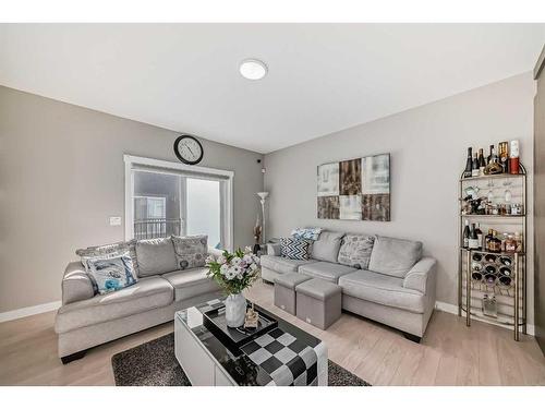 5-129 Skyview Parade Ne, Calgary, AB - Indoor Photo Showing Living Room