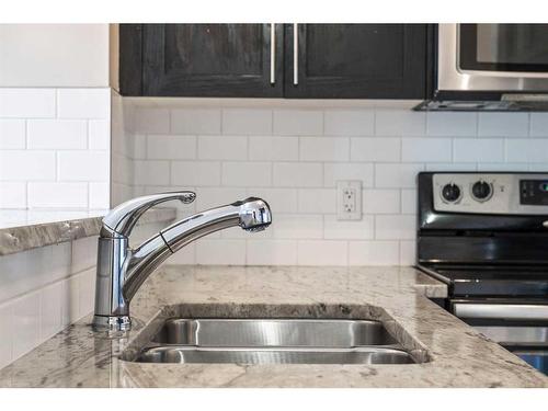 303-117 19 Avenue Ne, Calgary, AB - Indoor Photo Showing Kitchen With Double Sink