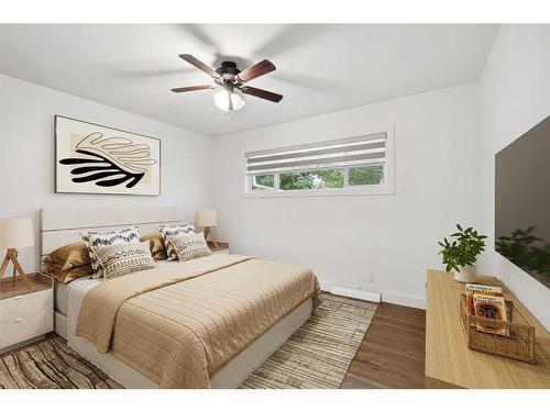 1 Meadowview Road Sw, Calgary, AB - Indoor Photo Showing Bedroom