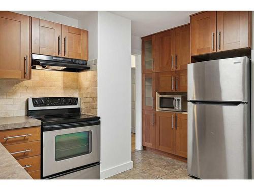 1 Meadowview Road Sw, Calgary, AB - Indoor Photo Showing Kitchen With Stainless Steel Kitchen