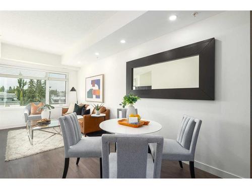 403-3450 19 Street Sw, Calgary, AB - Indoor Photo Showing Dining Room