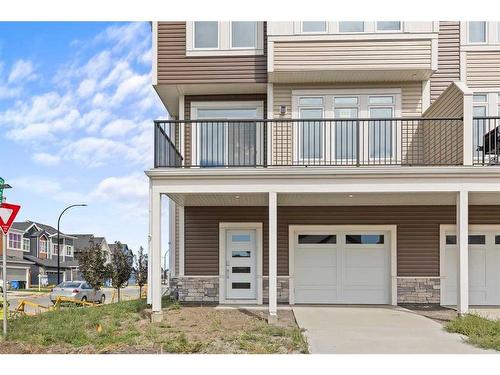 111 Seton Row Se, Calgary, AB - Outdoor With Balcony With Facade