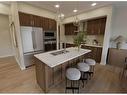 1504 3 Street Se, High River, AB  - Indoor Photo Showing Kitchen With Double Sink With Upgraded Kitchen 