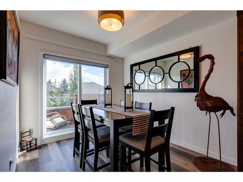 116 Shawnee Common Sw, Calgary, AB - Indoor Photo Showing Dining Room