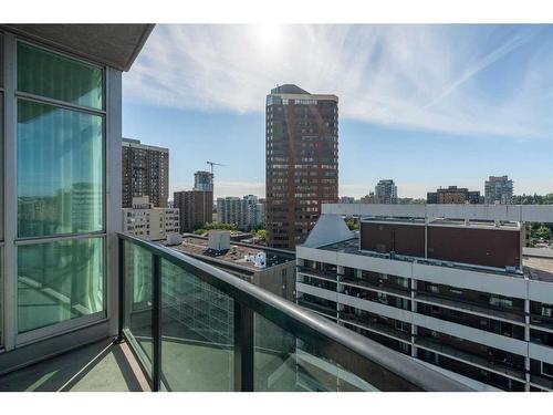 1103-788 12 Avenue Sw, Calgary, AB - Outdoor With Balcony With View