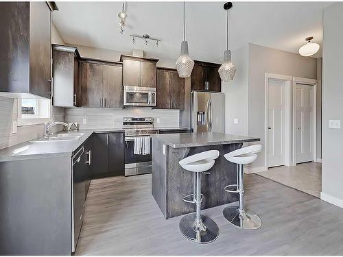 644 Skyview Ranch Grove Ne, Calgary, AB - Indoor Photo Showing Kitchen With Upgraded Kitchen